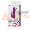 Vibrador con masajeador de clitoris y carga usb